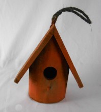 Vogelhaus, Holz, vers. Farben